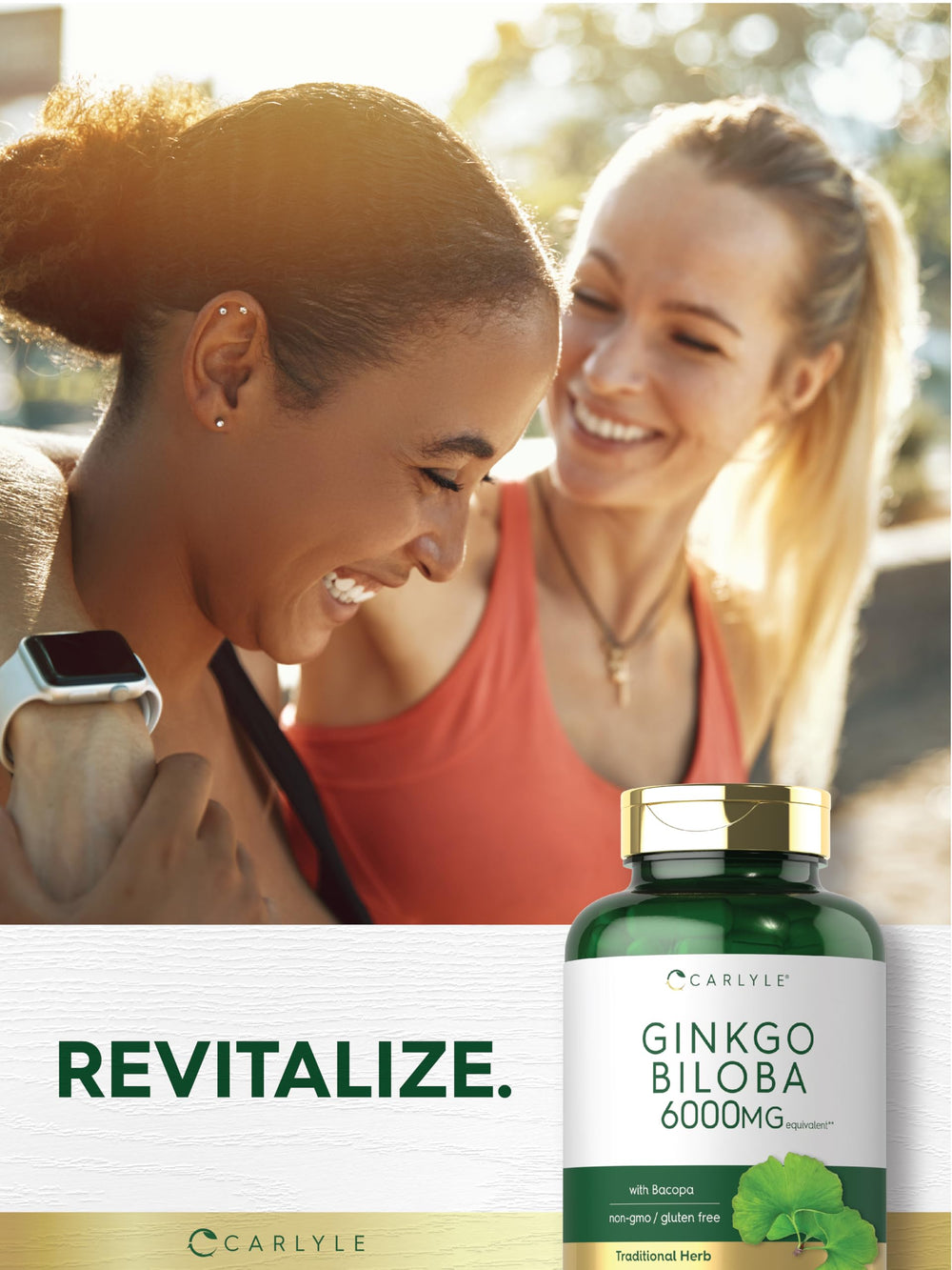 Carlyle Ginkgo Biloba ingredients panel close-up with key details