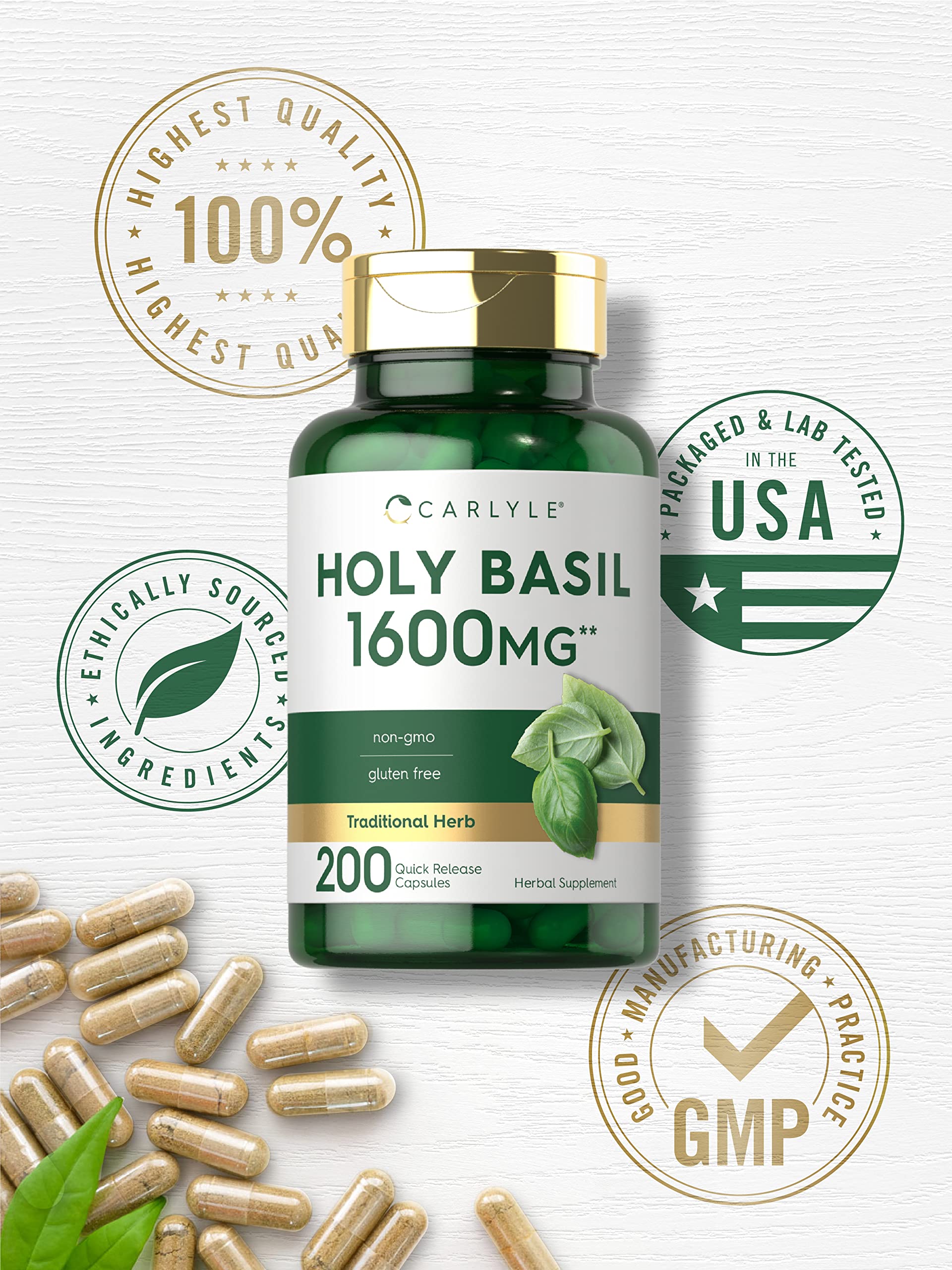 Gluten-free icon signifies allergen-free Carlyle product