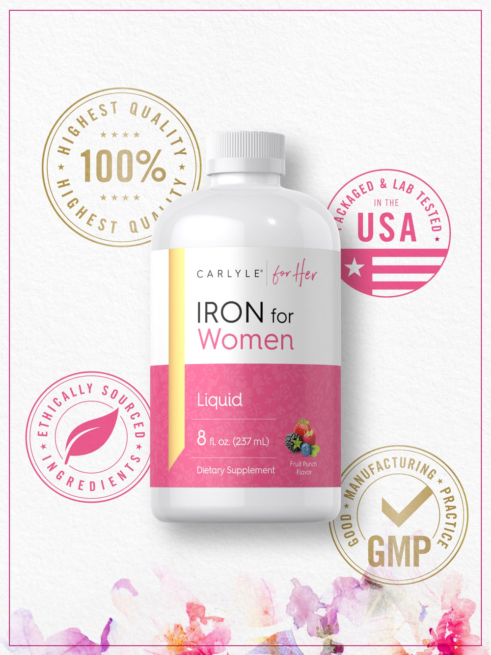 Gluten-free Non-GMO seal on Carlyle packaging.