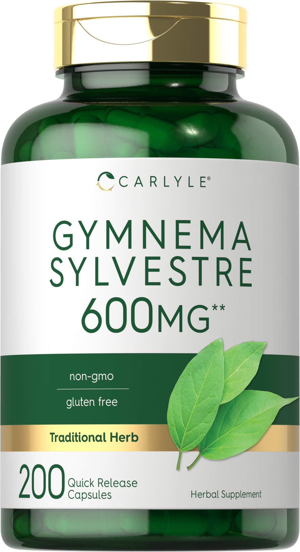 Carlyle Gymnema Sylvestre capsules 600mg in a convenient daily dose.