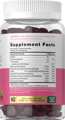 Carlyle Iron Gummies for Women bottle grape flavor in view.