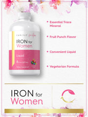Carlyle iron nutrition label shows 18 mg per serving.