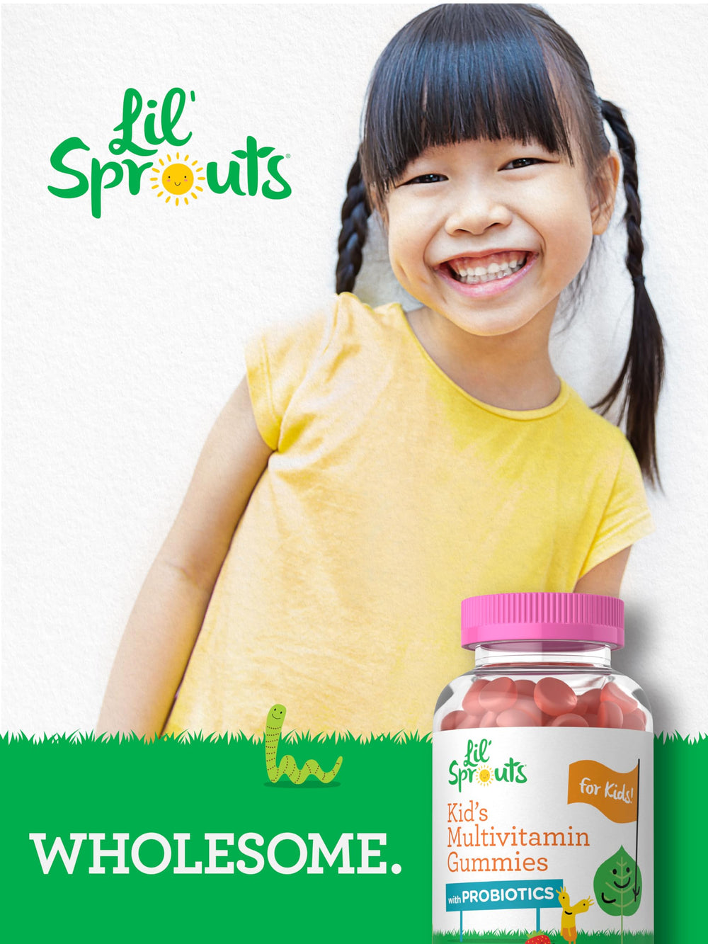 Carlyle gummies shown as vegetarian-friendly gluten-free option for families.