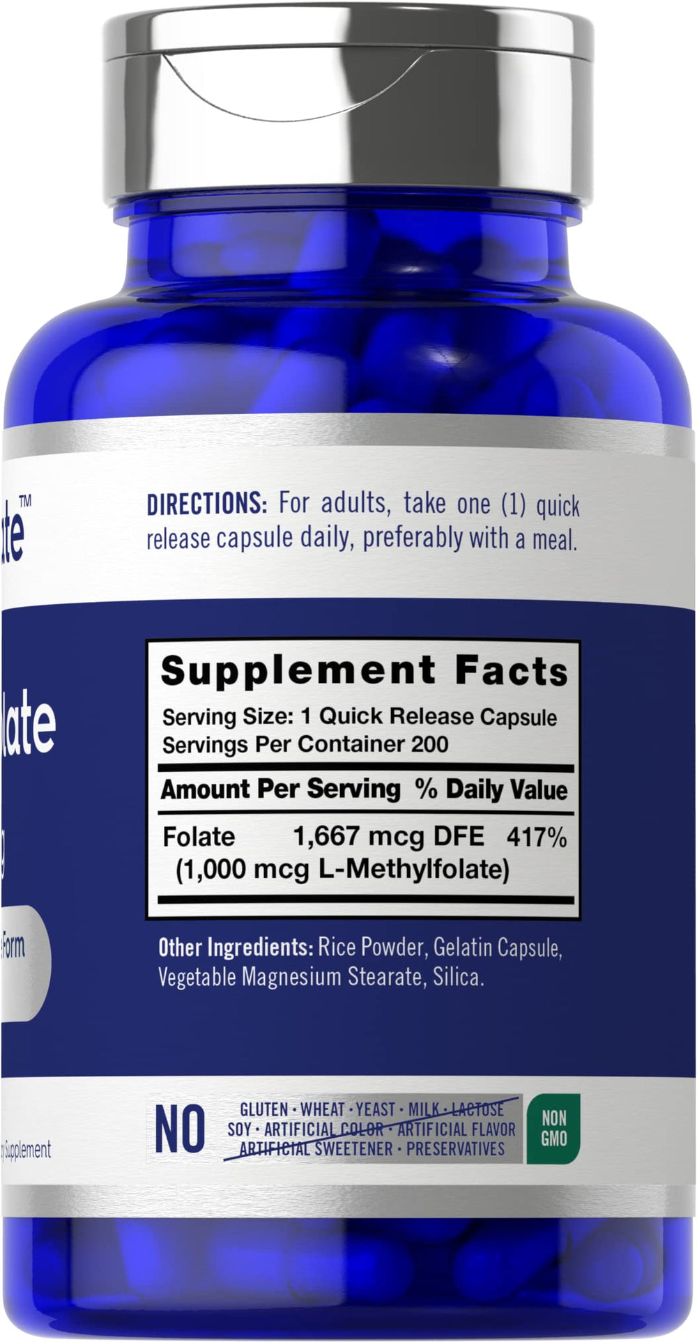 Carlyle L-Methylfolate capsules pour illustrates convenient daily dosing