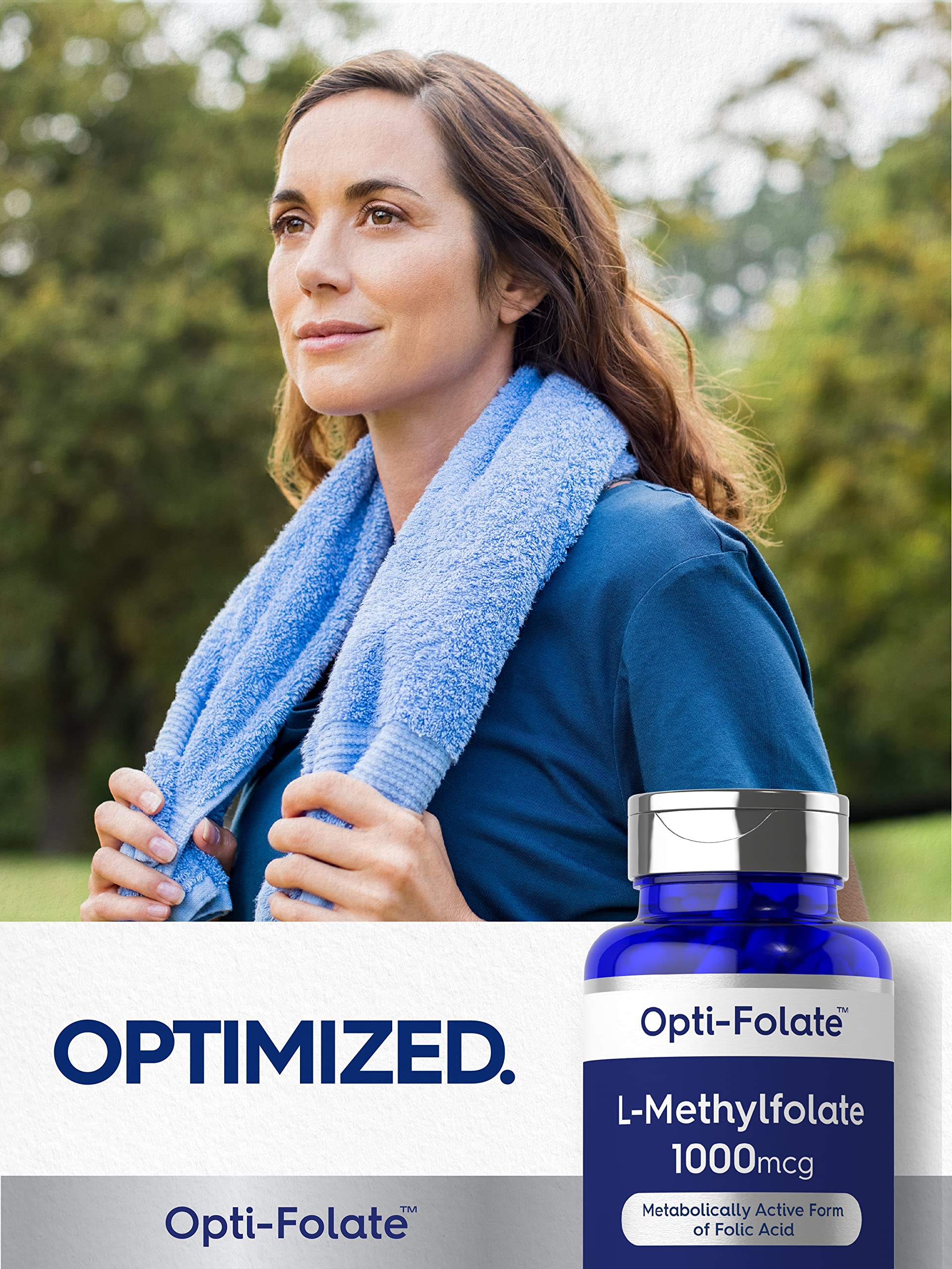 Carlyle L-Methylfolate label detail emphasizes 1000mcg per capsule