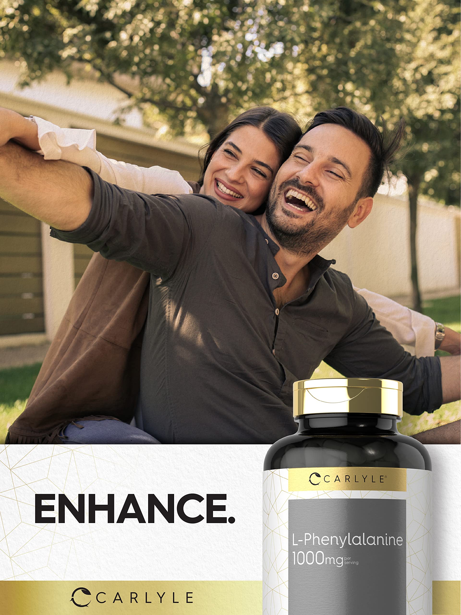 Notable free-from claim on Carlyle L-Phenylalanine—gluten-free and allergen-free