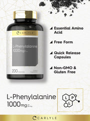 Carlyle L-Phenylalanine label—clear ingredient and non-GMO claim