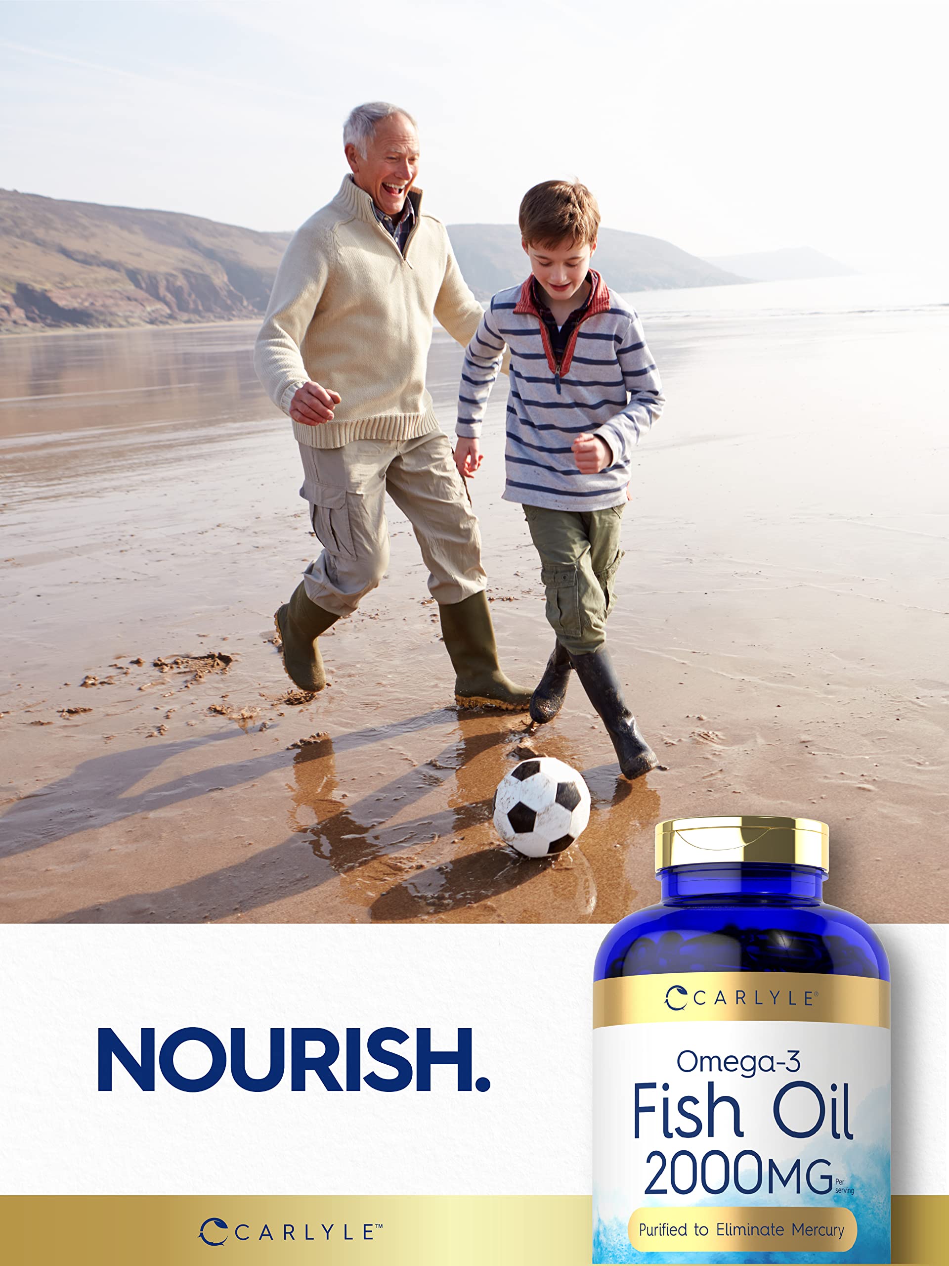 Carlyle lemon-flavored softgels offer a mild taste during intake.