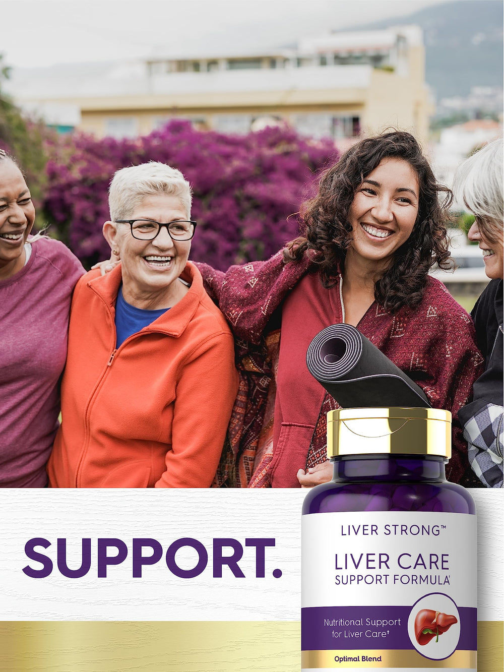 Carlyle Liver Support ingredients board featuring artichoke leaf extract