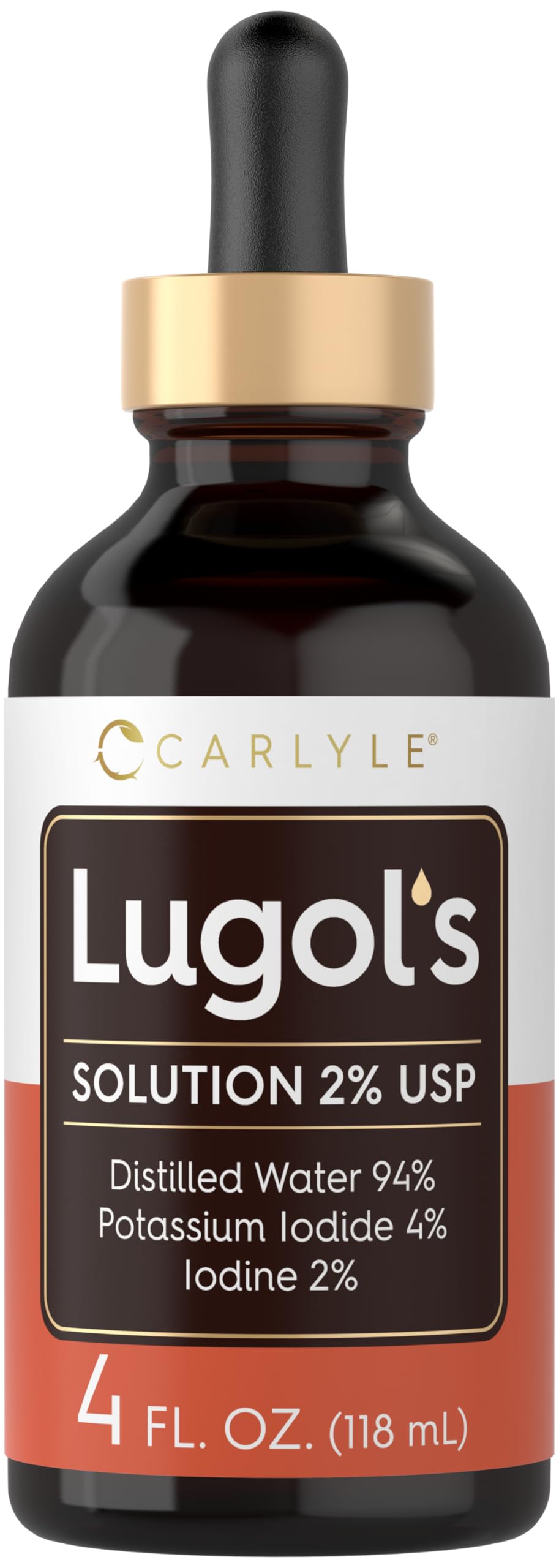 Carlyle Lugols 2% botella con gotero para dosificaciones precisas