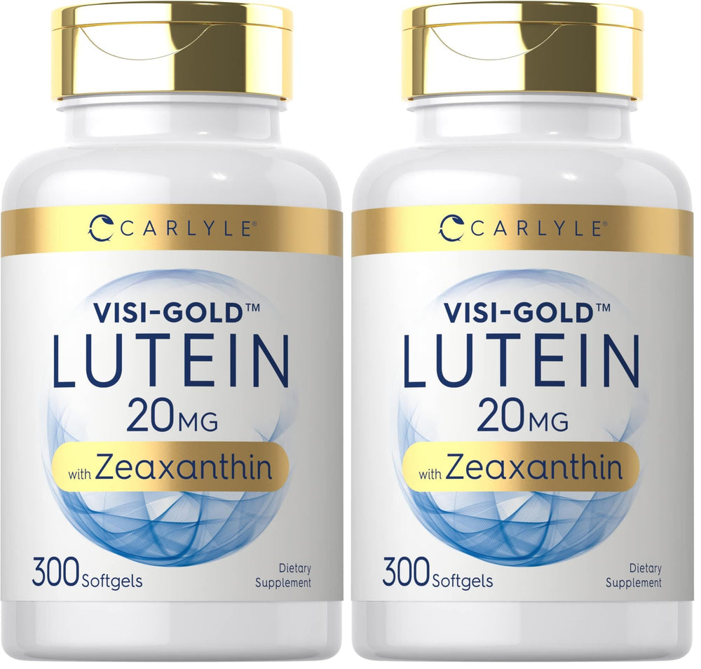 Carlyle Lutein and Zeaxanthin bottle front showing premium eye health support