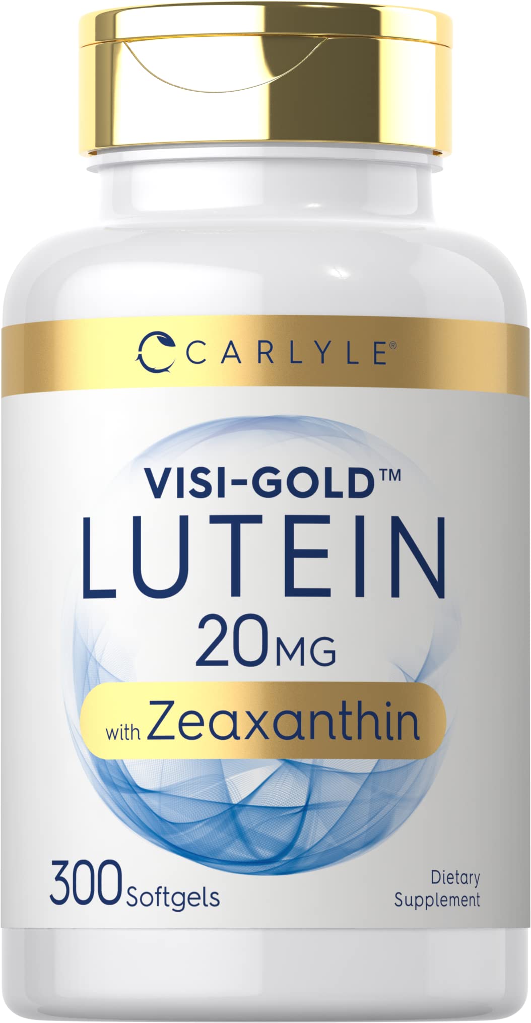 Carlyle Lutein and Zeaxanthin bottle front view for daily eye nutrition