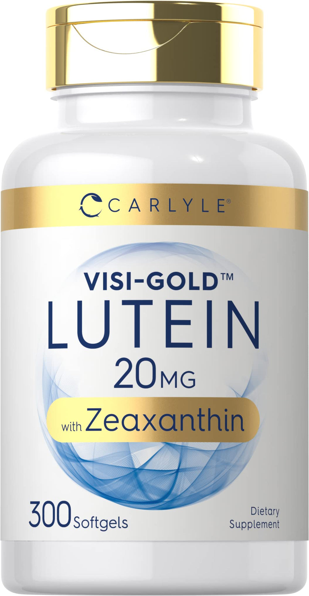 Carlyle Lutein and Zeaxanthin bottle front view for daily eye nutrition