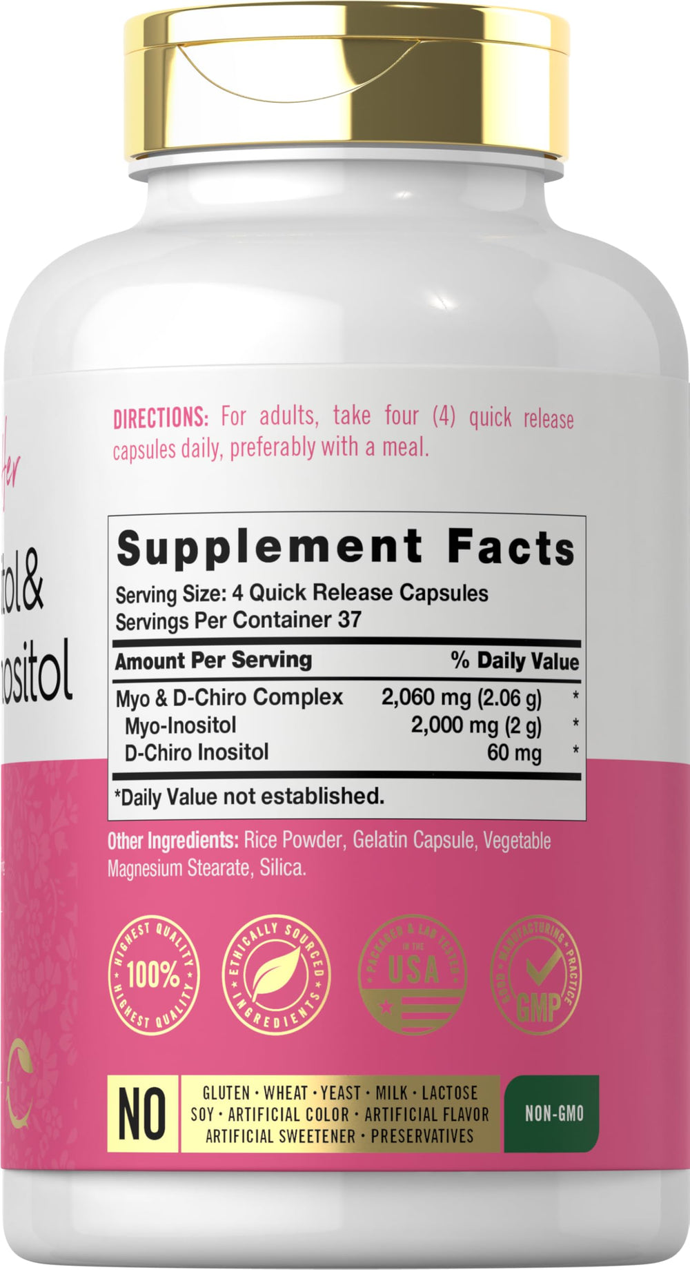 Carlyle capsules close-up shows quick-release design for convenient daily use.