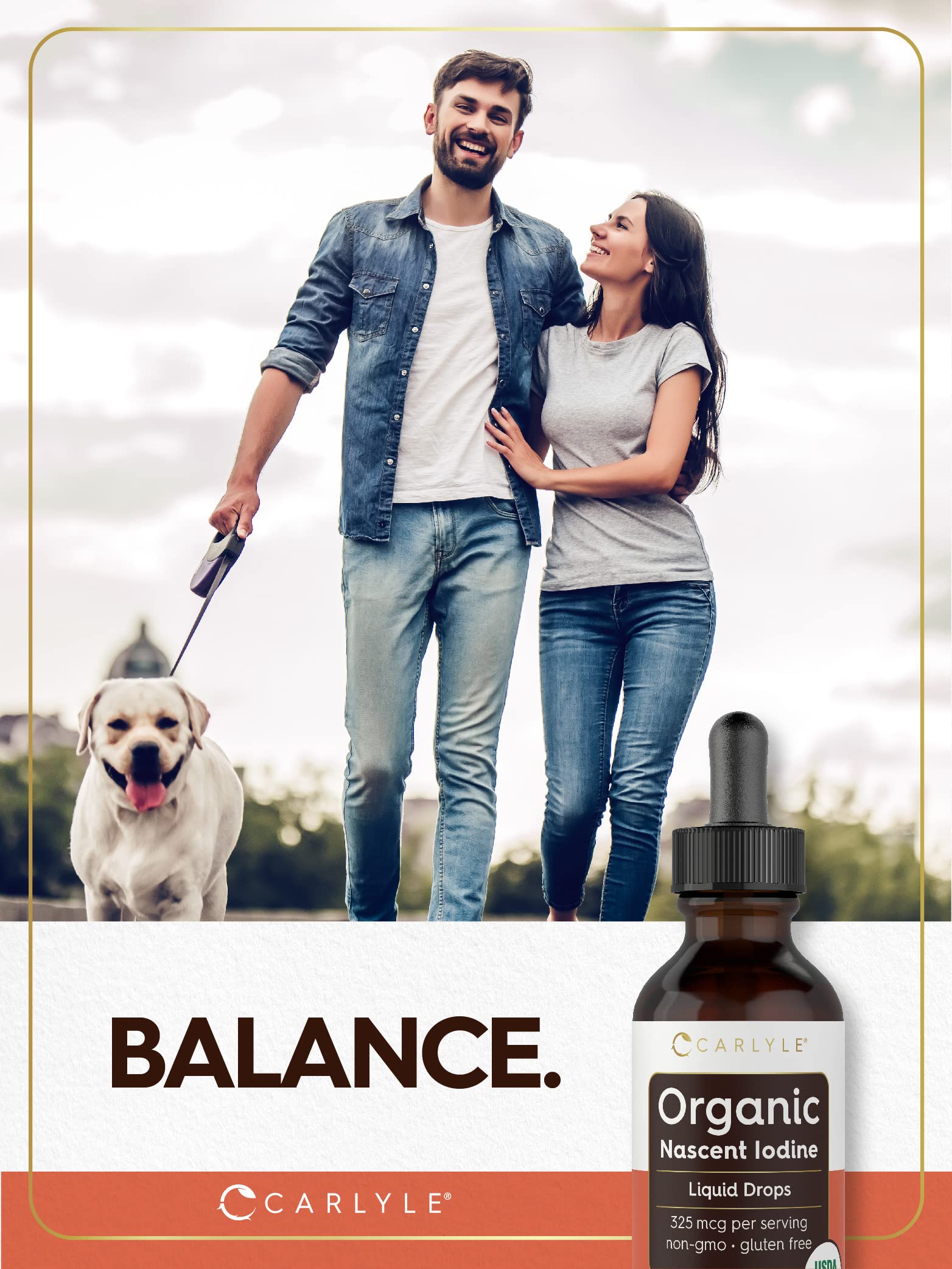 Carlyle Nascent Iodine bottle on shelf for daily supplementation