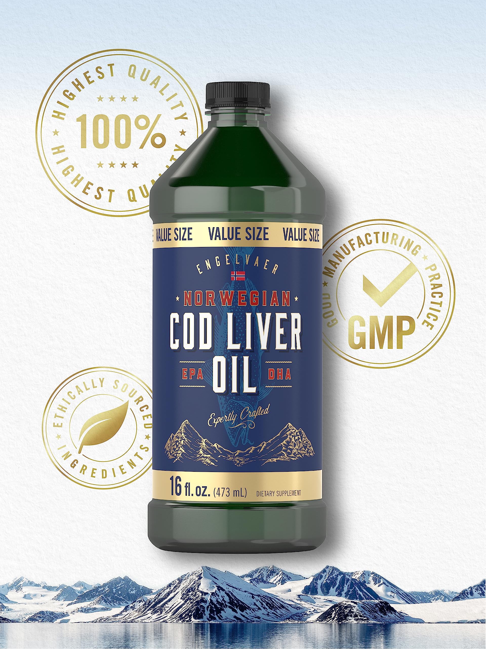 Omega-3 rich formula delivering 4,585 mg per serving