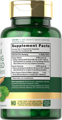 Carlyle Panax Ginseng & Ginkgo 5000mg capsules ready for on-the-go use