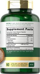 Carlyle Psyllium Husk Capsules quick-release capsules enable easy daily fiber intake.
