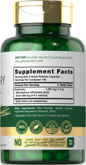 Carlyle Rosemary Capsules 200-count package for long-term daily use.
