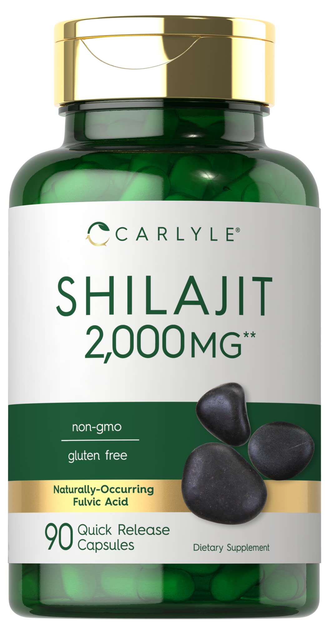 Carlyle Shilajit Capsules bottle for easy daily supplementation