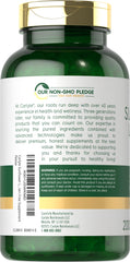 Two softgels in hand for easy daily intake