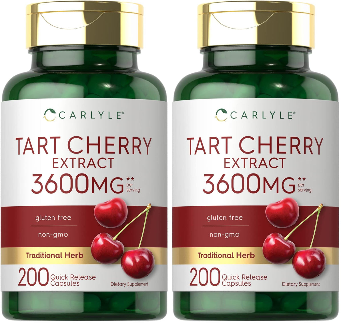 Carlyle Tart Cherry Extract capsules bottle for daily wellness