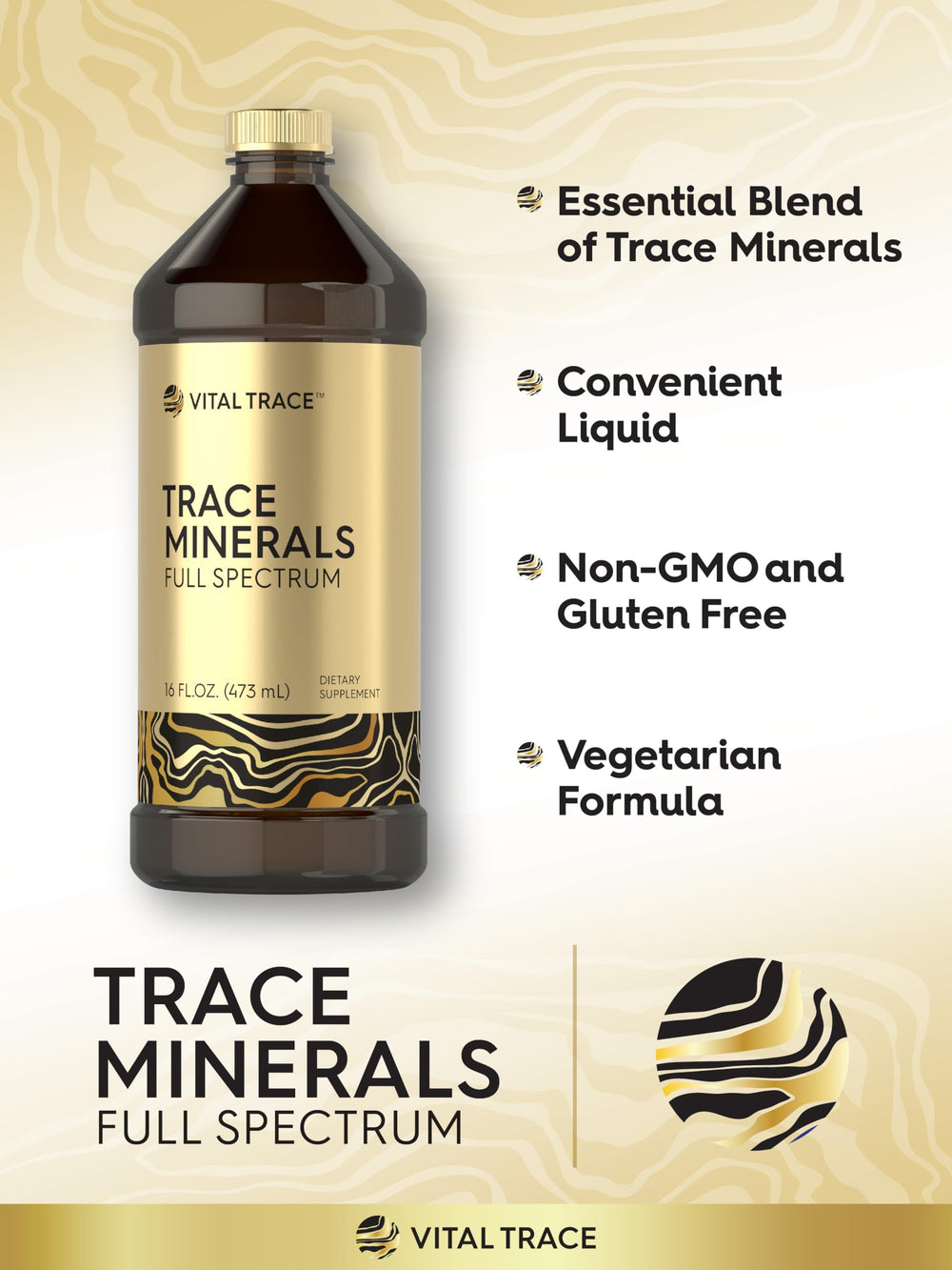 Carlyle Trace Minerals bottle on a clean desk, ready to integrate into routines