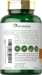 Carlyle Turmeric Curcumin with black pepper extract emphasizes enhanced absorption.