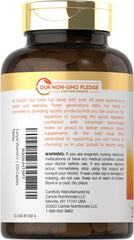 Capsules from Carlyle Vitamin C 1000mg caplets swirl in hand for daily vitamin C routine.
