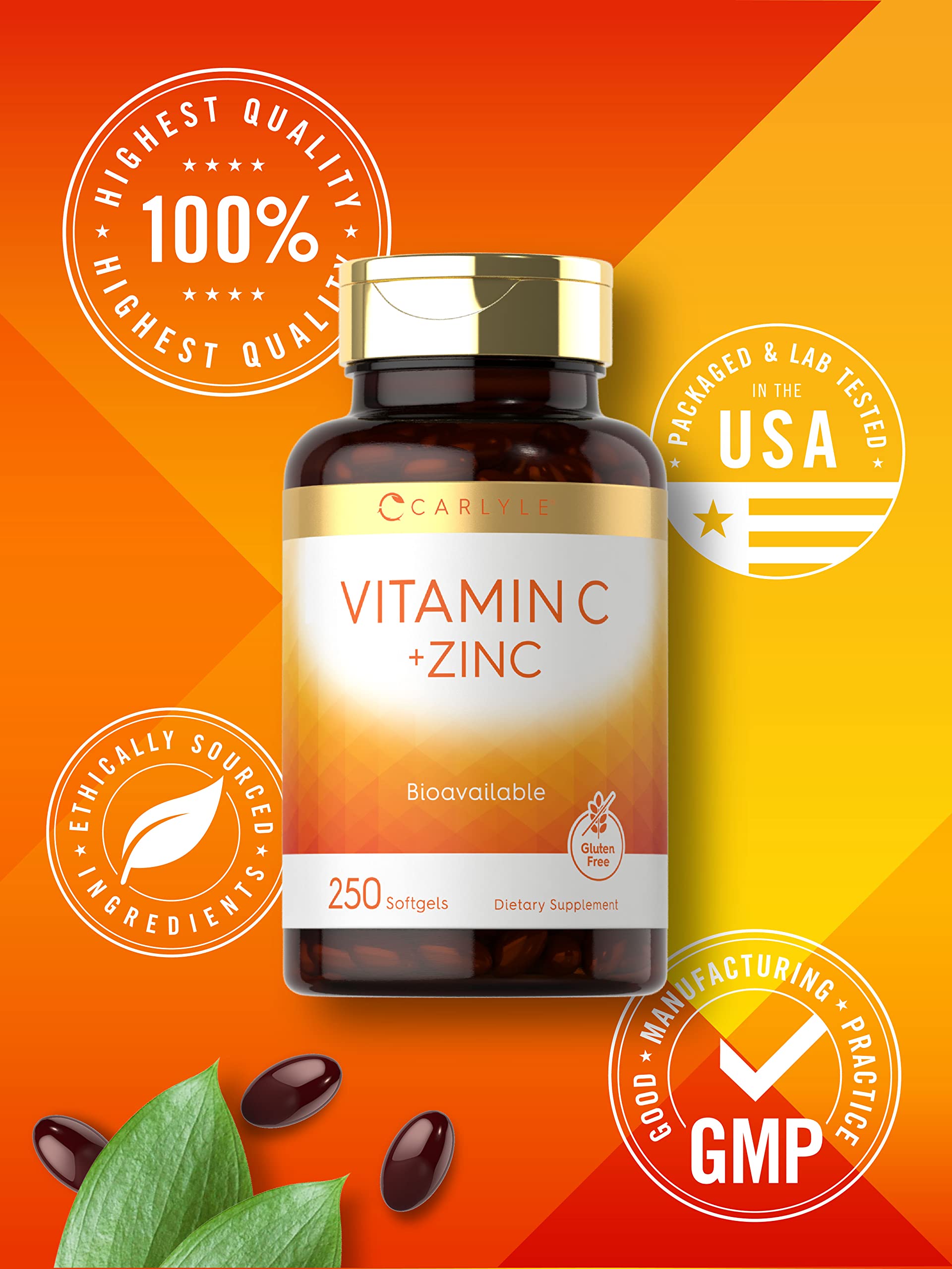 Pouring Carlyle softgels from bottle for easy daily use