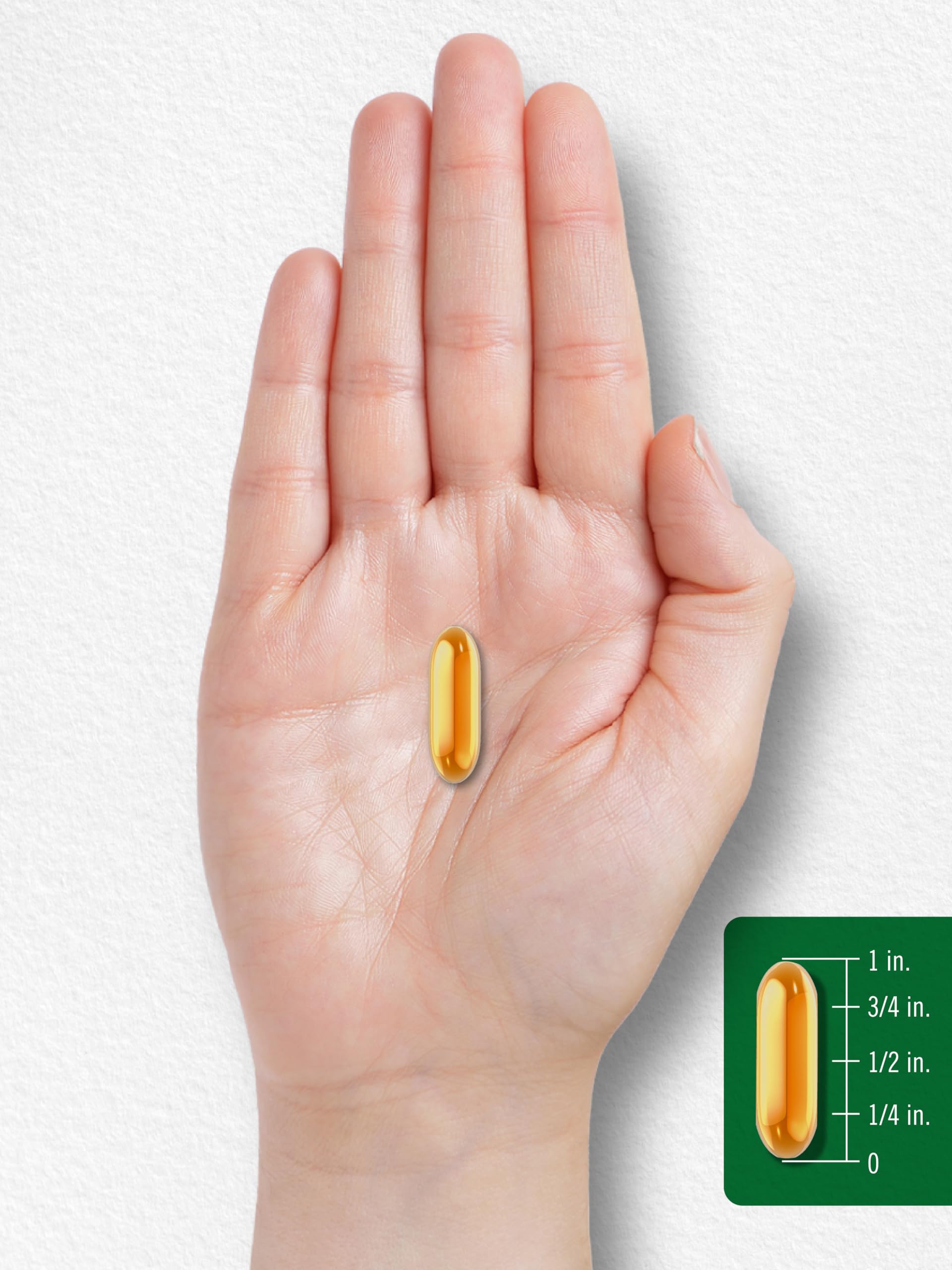 Rotated bottle of Carlyle Vitamin E 1000 IU softgels for convenient daily use.