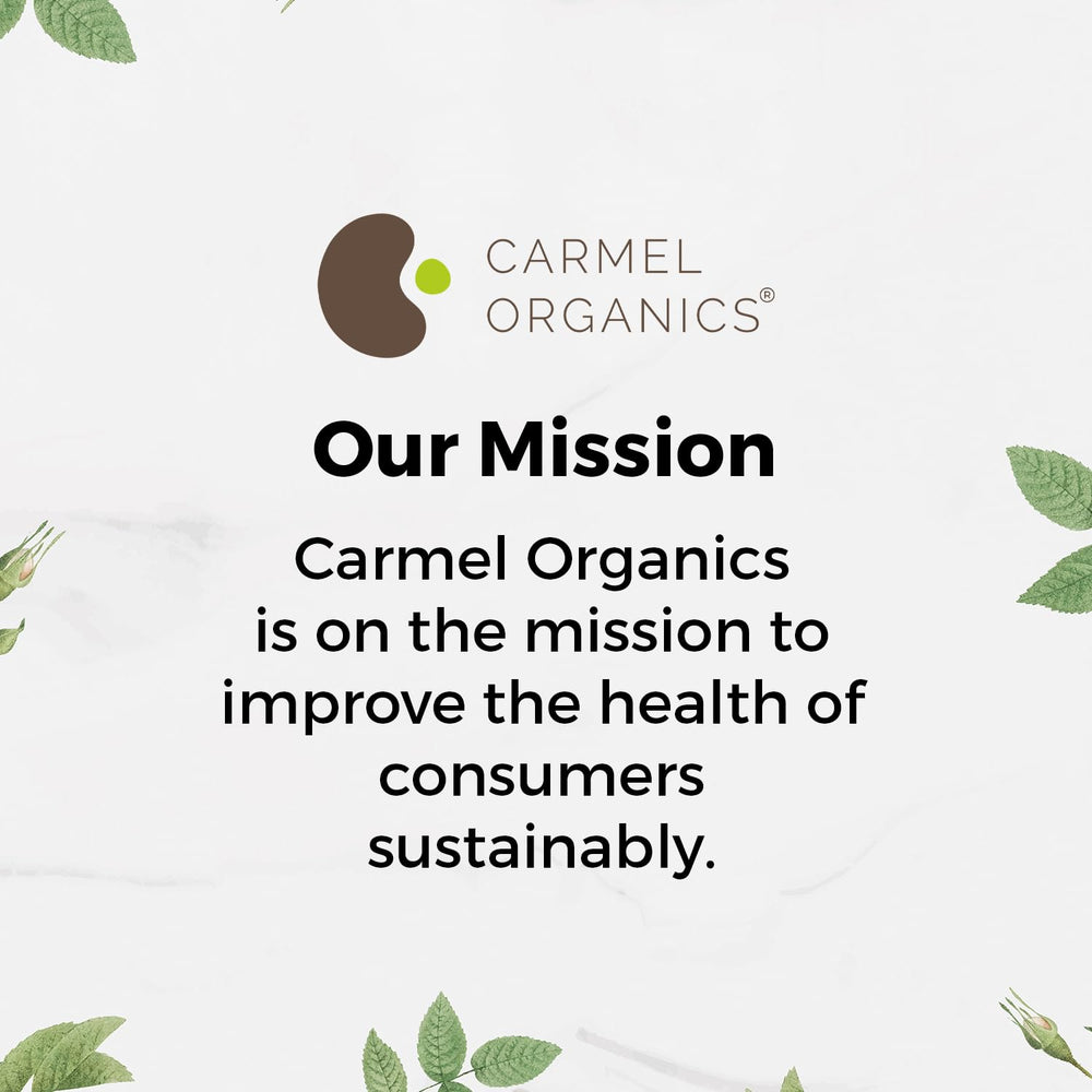 Carmel Organics licorice root powder easily dissolves in warm water.
