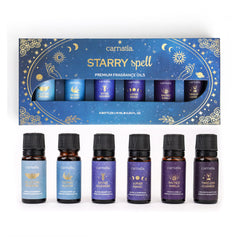 Carnatia Starry Spell set in a diffuser bottle creates a calming ambience