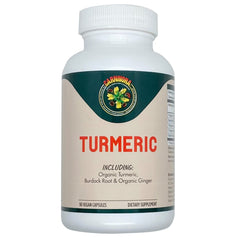 Carnivora Turmeric bottle and label for easy daily dosage and branding.