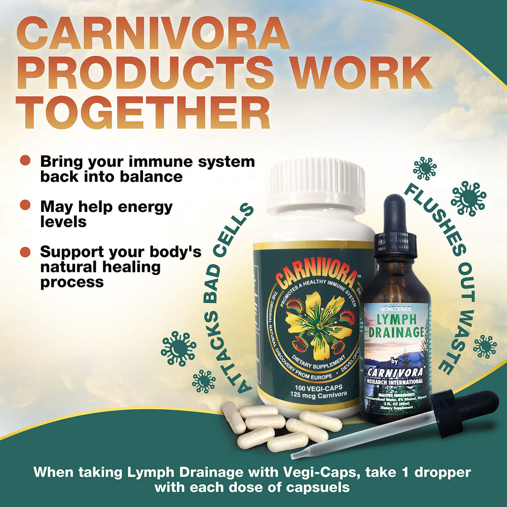 Carnivora Vegi-Caps gluten-free badge highlighting allergen-free formulation.