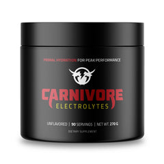 Carnivore Electrolytes unflavored bottle pour for on-the-go hydration