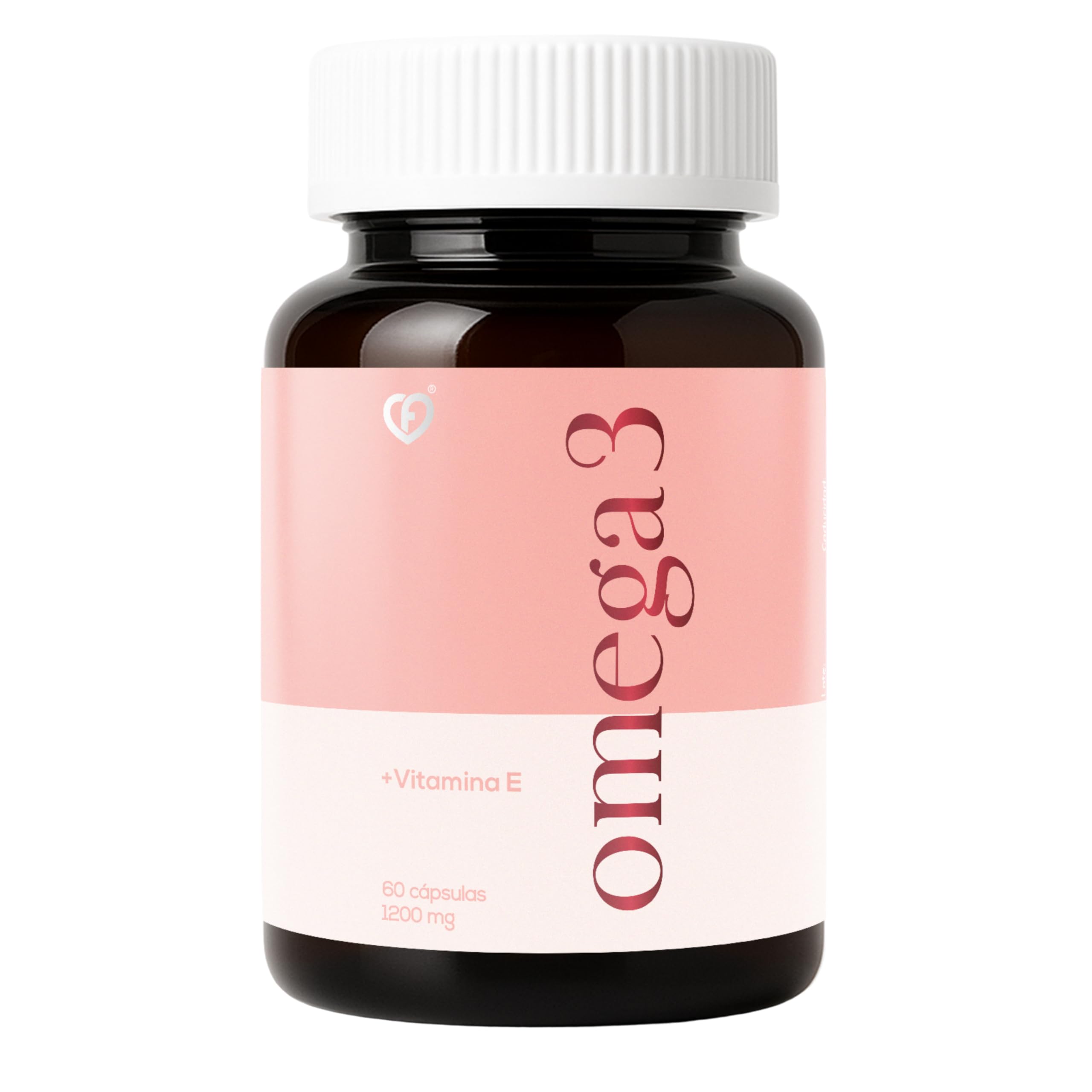 Caro FIT salmon omega-3 softgels bottle with potential heart health support.