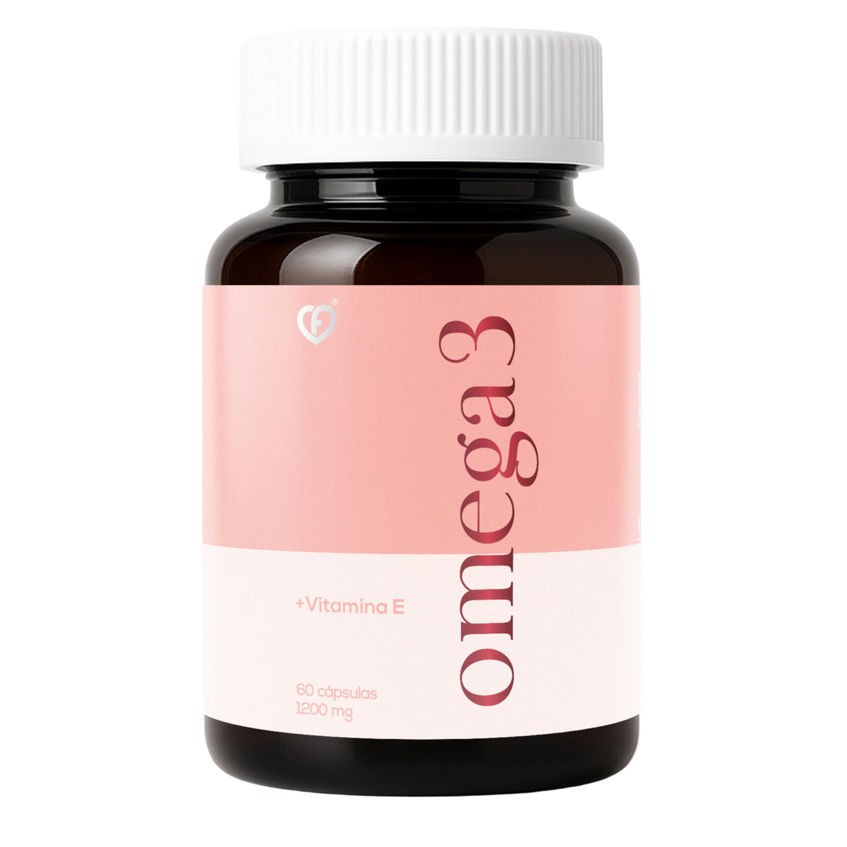 Caro FIT salmon omega-3 softgels bottle with potential heart health support.