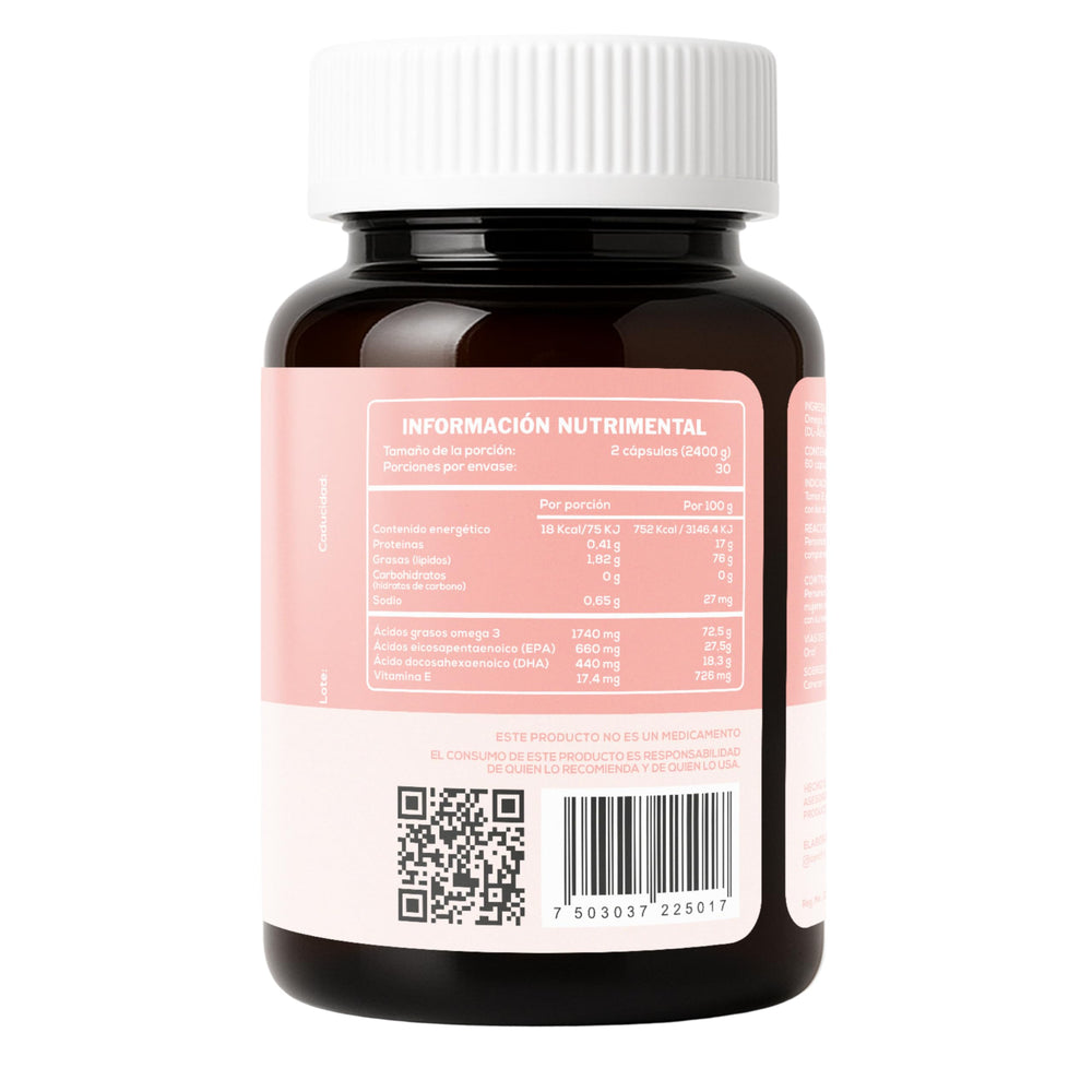Caro FIT softgels held in hand for portable omega-3 on the go.