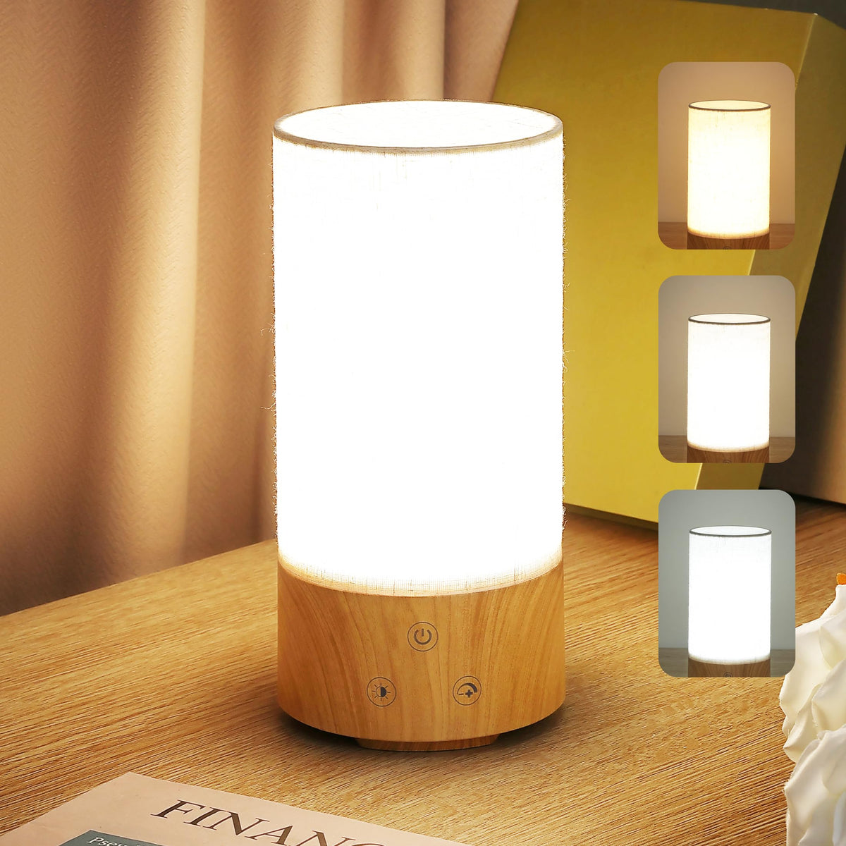 Caromolly light therapy lamp 10,000 lux delivers steady, glare-free brightness for daytime wakefulness.