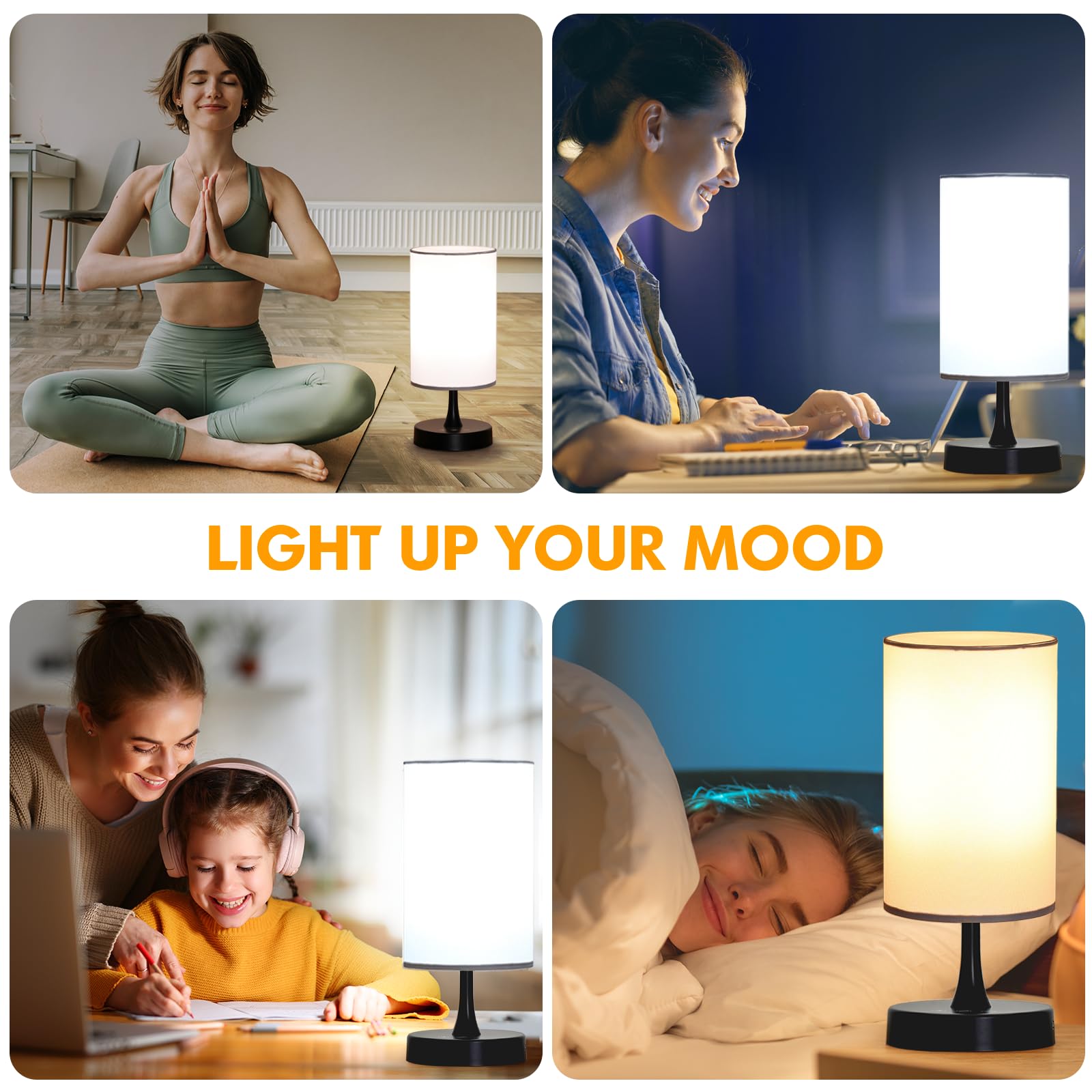 Caromolly lamp at 4000K natural white ideal for productive daytime tasks.