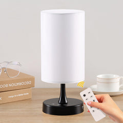 Caromolly lamp side view highlighting compact design that fits desks and shelves.