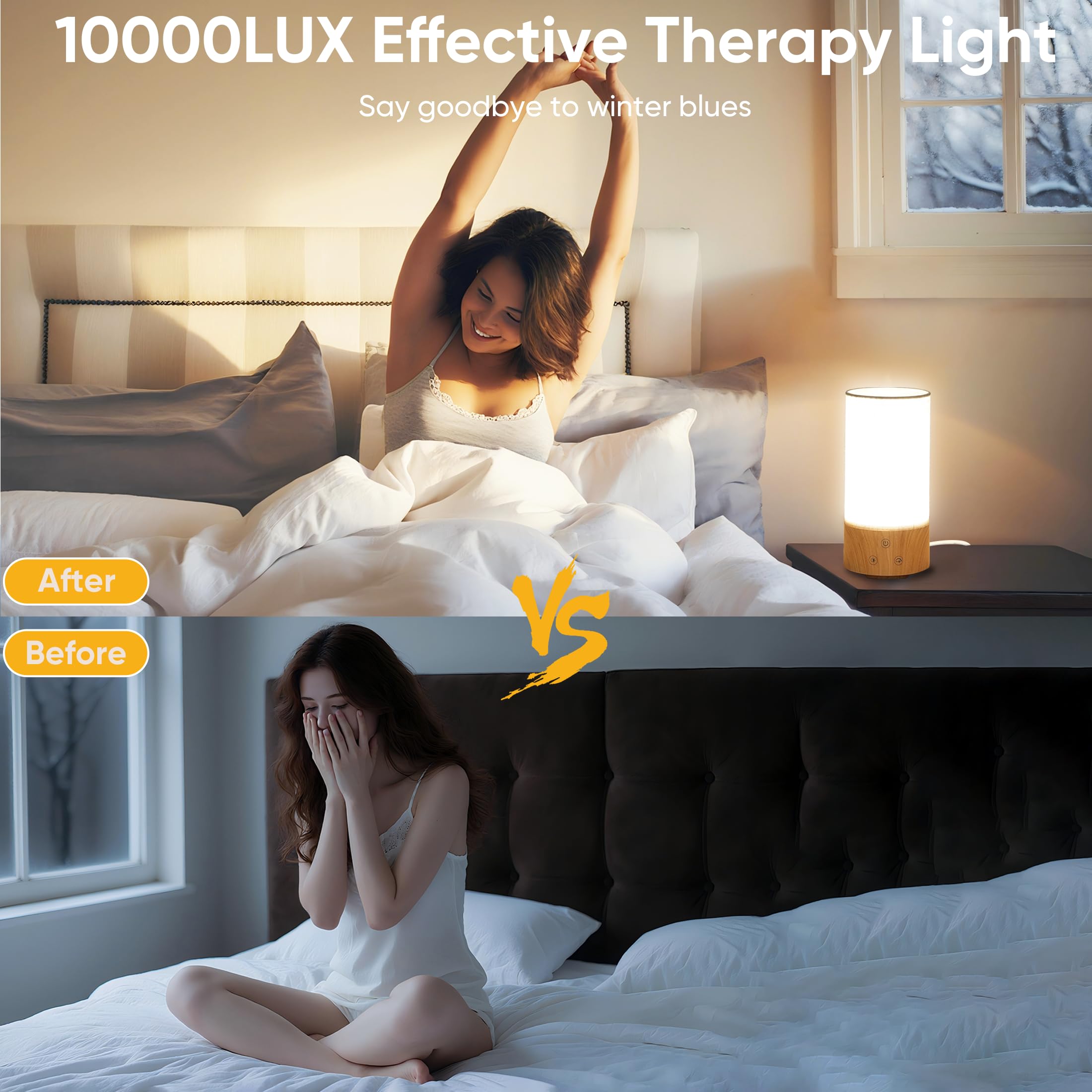 Caromolly lamp touch control makes brightness adjustment quick and precise.