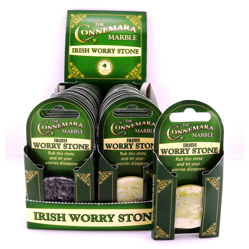 Carrolls Irish Gifts genuine Connemara Marble from a Galway family quarry.