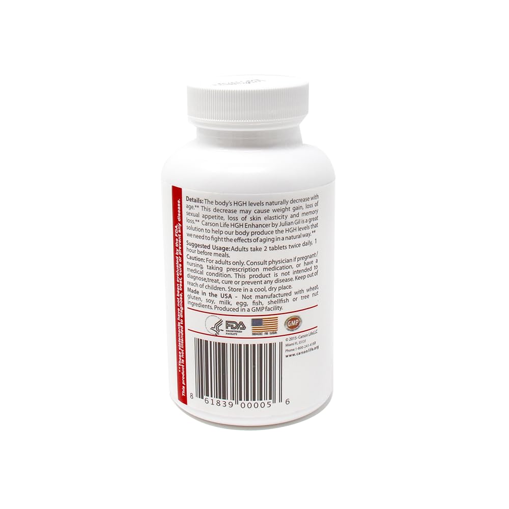 Carson Life Enhancer softgels pour from bottle for daily wellness