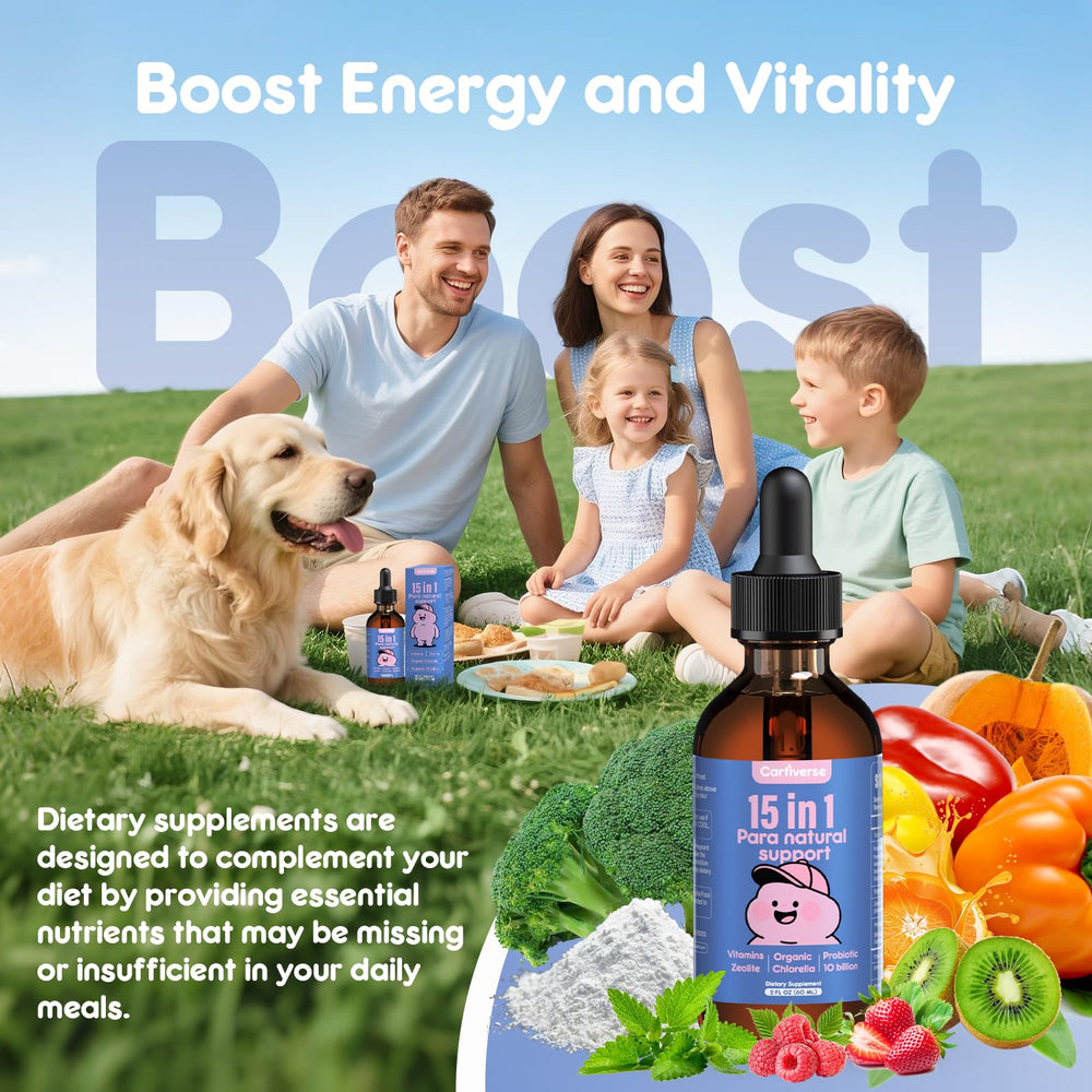 Cartiverse wormwood oregano black walnut blend with botanicals