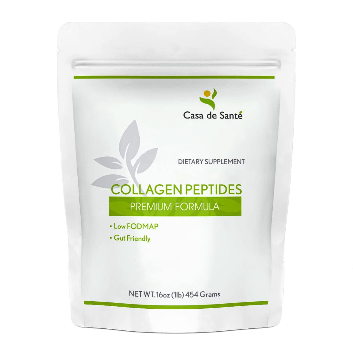 Casa de Sante Low FODMAP collagen scoop for precise serving.