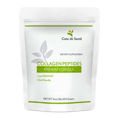 Casa de Sante Low FODMAP collagen scoop for precise serving.