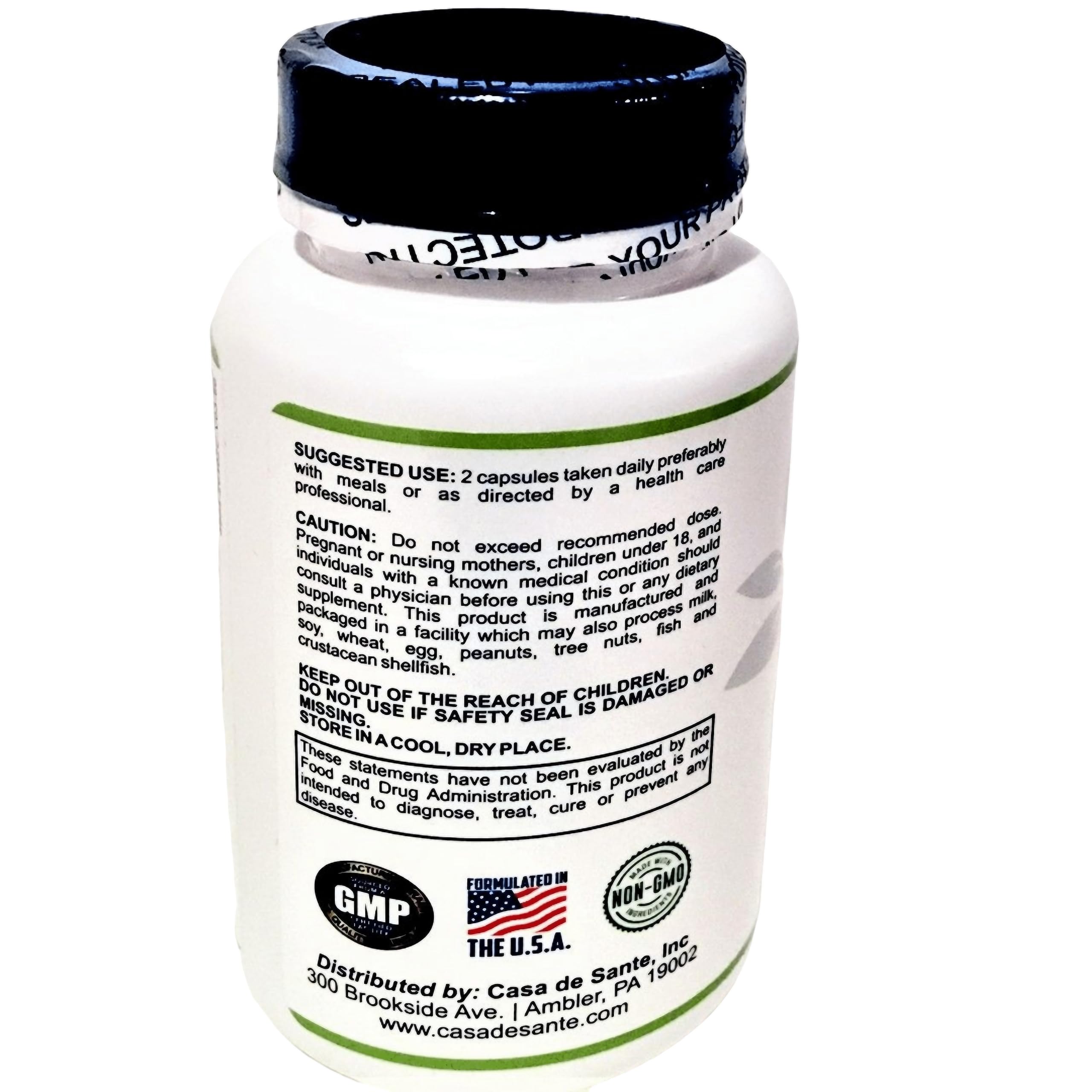 Casa de Sante probiotic capsules closeup showing durable strains for gut balance