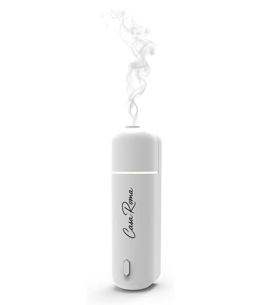 Casa Roma AERO car vent diffuser attached to a vent for subtle, long-lasting scent diffusion.